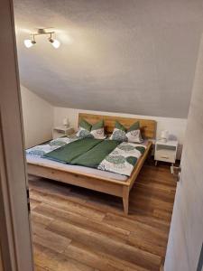 Postel nebo postele na pokoji v ubytování Ferienwohnung Koller