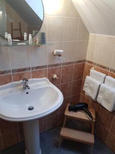 Ein Badezimmer in der Unterkunft chambres et gites d'étretat