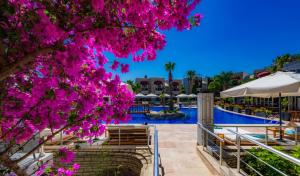 uitzicht op het zwembad van het resort bij Bodrium Hotel & Spa in Bodrum City