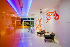 Lobbyn eller receptionsområdet på Casa de Coral Boutique Hotel