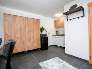 Kuchyň nebo kuchyňský kout v ubytování SR24 - Stilvolles gemütliches Apartment in Recklinghausen