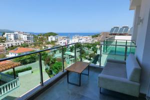 Balkón nebo terasa v ubytování Hotel Vathi