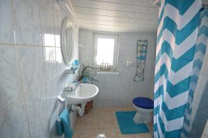 Koupelna v ubytování Apartment Delphin