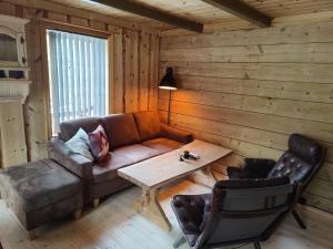 Predel za sedenje v nastanitvi Tronstadbu- Traditional cabin