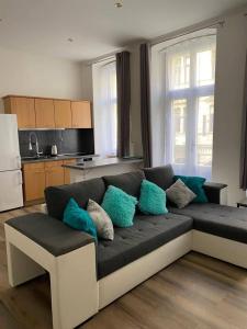 Kuchyň nebo kuchyňský kout v ubytování Apartment by Pepsi