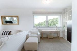 A seating area at Modern 2BR Apt in Sandweiler with Terrace