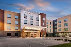 a rendering of a hotel with a parking lot at Fairfield by Marriott Inn & Suites Salt Lake City Cottonwood in Holladay