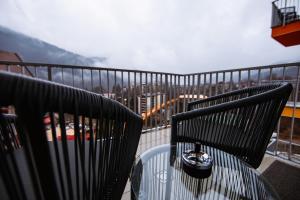 Nespecifikovaný výhled na hory nebo výhled na hory při pohledu z apartmánu