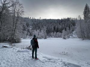 Sagenhafter Ausblick v zimě