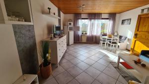 Kuchyň nebo kuchyňský kout v ubytování Ferienwohnung Hanne