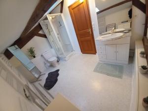 Koupelna v ubytování La Fermette Aux Lamas + 29 fotografií