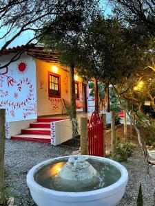 Κήπος έξω από το Casas de Aruanda