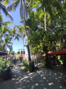 Ein Garten an der Unterkunft Hotel Laguna del Cocodrilo