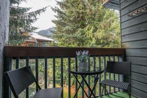 A balcony or terrace at Whistler Studio Next 2Lifts W/Free Parking