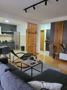 A seating area at Apartman Riva