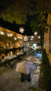 Bazén v ubytování Hotel Hacienda Monteverde San Miguel de Allende nebo v jeho okolí