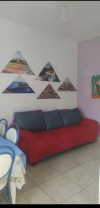 Ruang duduk di Hostel Brasil Recife