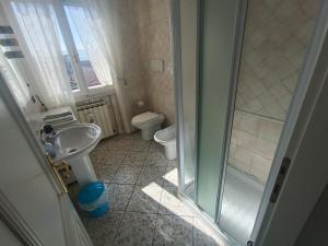 Koupelna v ubytování Guest House Attico Della Vittoria