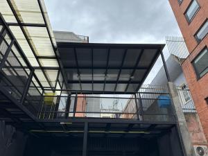 Balkón nebo terasa v ubytování Hostel Joy Calle 85