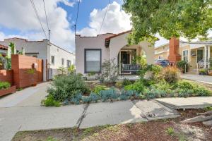 a garden in front of a house at Charming Bungalow Near LA Waterfront and Beaches in San Pedro