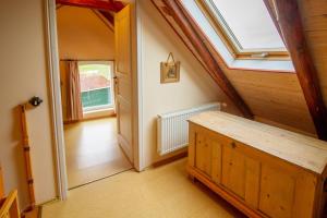 Postel nebo postele na pokoji v ubytování Ferienhaus Utkiek