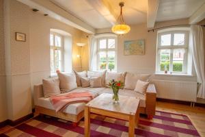 Posezení v ubytování Ferienhaus Utkiek
