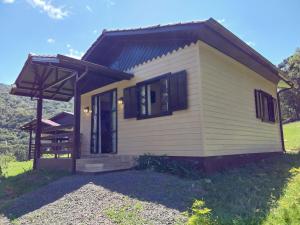 Bygningen som feriehuset ligger i