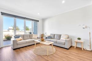 A seating area at 96B Esplanade, Semaphore