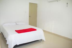 Postel nebo postele na pokoji v ubytování Apartamento en Valledupar - Casa Canaán