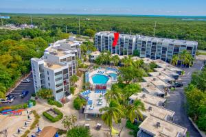 an aerial view of the hotel and the resort at 2BR in Key largo w pool and sunset views in Key Largo