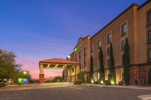 a rendering of a hotel with a parking lot at Holiday Inn Express Hotel & Suites Twentynine Palms, an IHG Hotel in Twentynine Palms