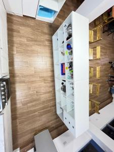 Kuchyň nebo kuchyňský kout v ubytování Mariandes Hostel