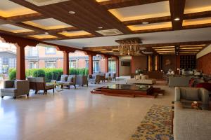 Istumisnurk majutusasutuses Hotel Dolmaling