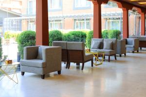 אזור ישיבה ב-Hotel Dolmaling
