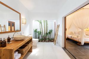 Voodi või voodid majutusasutuse Unicorn Shelter Villa toas +32 fotot