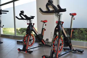 Fitness centrum a/nebo fitness zařízení v ubytování Parkhotel Montigeto