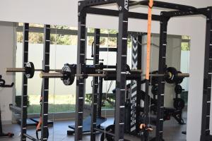 Fitness centrum a/nebo fitness zařízení v ubytování Parkhotel Montigeto