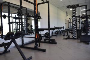 Fitness centrum a/nebo fitness zařízení v ubytování Parkhotel Montigeto