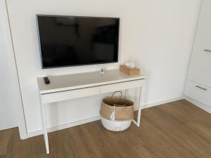 Televisor o centre d'entreteniment de Wohnung Familienglück Nähe München