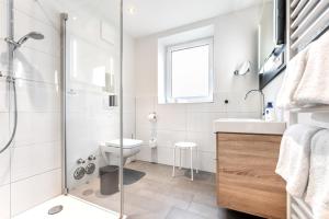 Koupelna v ubytování Seegarten Appartements Büsum
