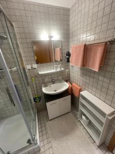 Koupelna v ubytování Ferienwohnung Angelika + 29 fotografií