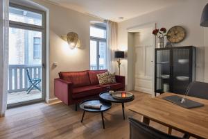 Posezení v ubytování VIA`s Appartements und Ferienwohnungen