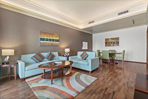 Posezení v ubytování Al Khoory Hotel Apartments Al Barsha