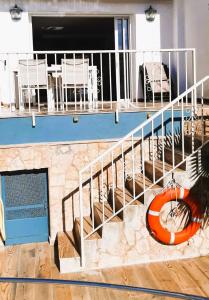 Balkón alebo terasa v ubytovaní Casa Blue Port Banyuls Empuriabrava