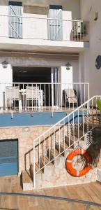 Balkón alebo terasa v ubytovaní Casa Blue Port Banyuls Empuriabrava