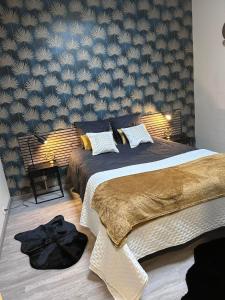 Postel nebo postele na pokoji v ubytování Loft serenity du condroz + 24 fotografií