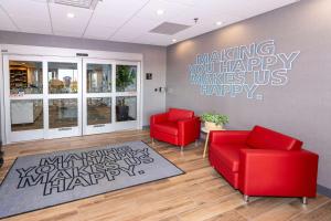 Hampton Inn Selma, Ca的休息区