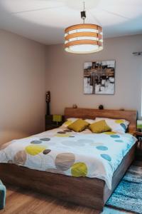 Postel nebo postele na pokoji v ubytování Resort Luka et Rafael