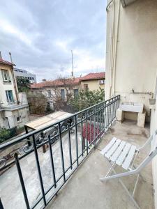 En balkon eller terrasse på Votre Havre de Paix à Perpignan