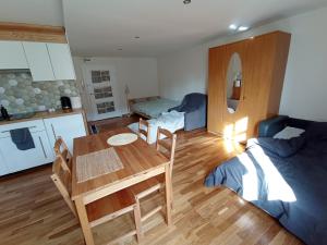 Kuchyňa alebo kuchynka v ubytovaní Apartament nad strumykiem Lądek-Zdrój + 3 fotografie